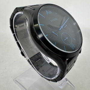 Fossil Men's Chronograph Quartz Watch Black Dial 47mm (BQ2405)