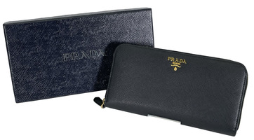 Prada Large Saffiano Leather Wallet