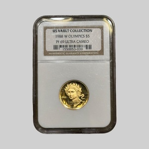 US Mint 1988-W Olympics $5 Gold Coin