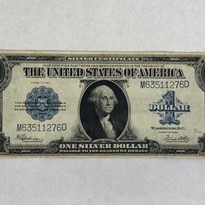 United States 1923 $1 Horse Blanket Silver Certificate Blue Seal