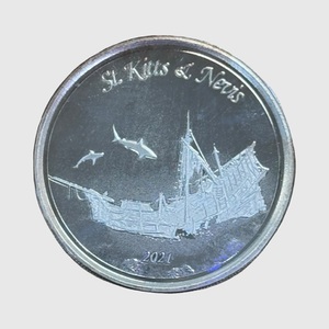 St. Kitts & Nevis 2021 .999 Silver Bullion