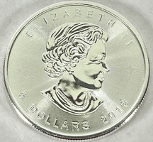 2016 Canada Maple Leaf .9999 Fine Silver 1oz. Coin