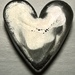 Heart Shaped .999 Fine Silver 2.47grams