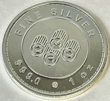 1oz .999 Fine Silver Round