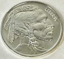 1oz .999 Fine Silver Round