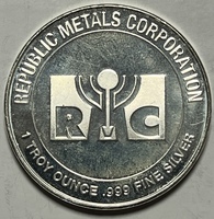 1oz .999 Fine Silver Round
