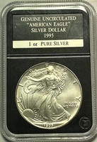 1995 American Silver Eagle 1oz .999 Fine Silver