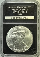 1999 American Silver Eagle 1oz .999 Fine Silver