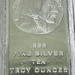 10oz .999 Fine Silver Bar 