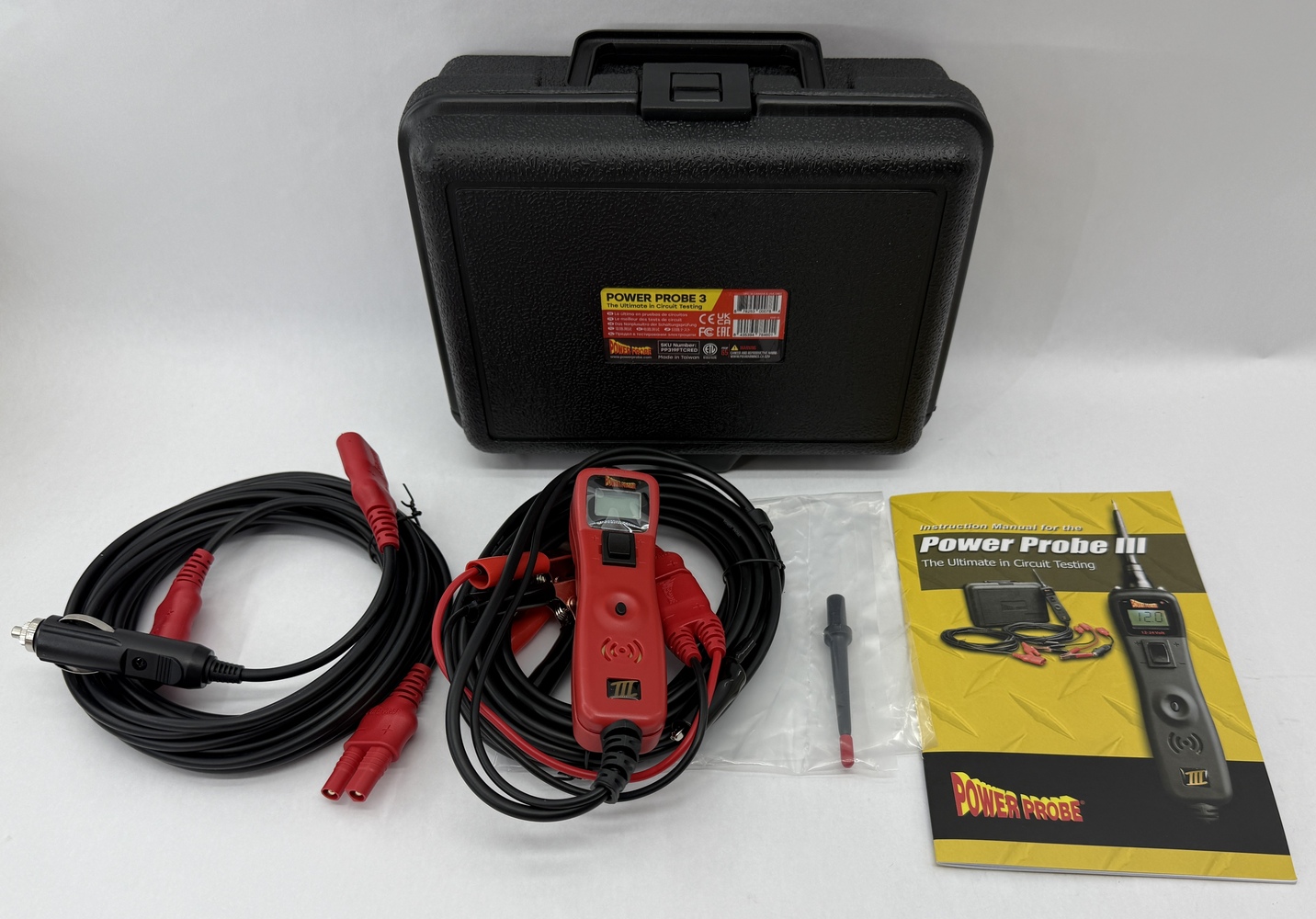 Power Probe 3 Electrical Circuit Tester Voltmeter With Case And ...